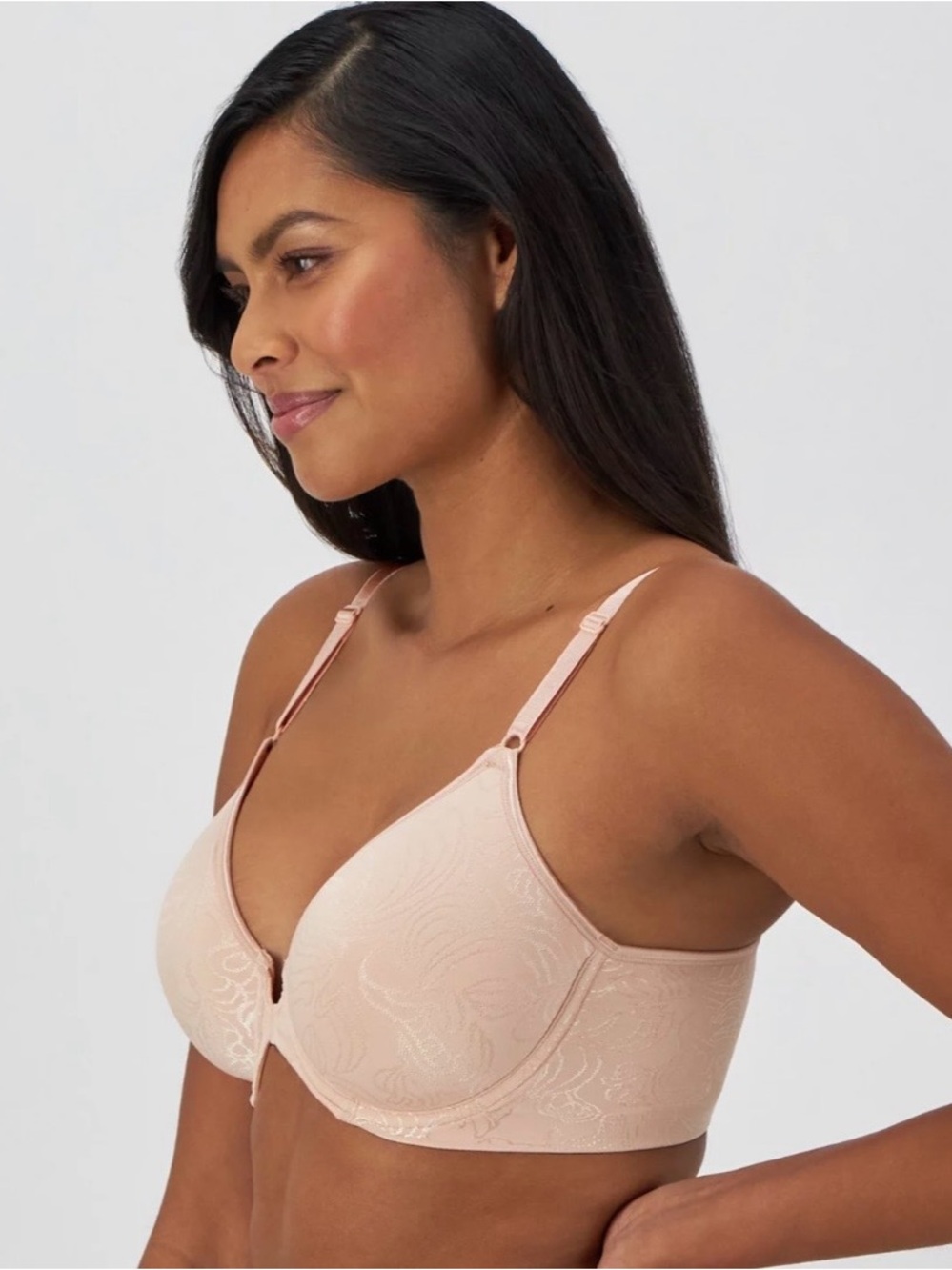 Front-Close Padless Bra - Picture 8 of 8